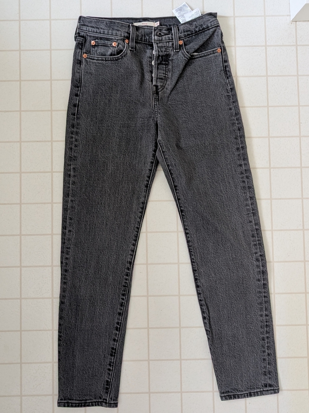 Levi's Wedgie Jeans in Gray Waist 25
